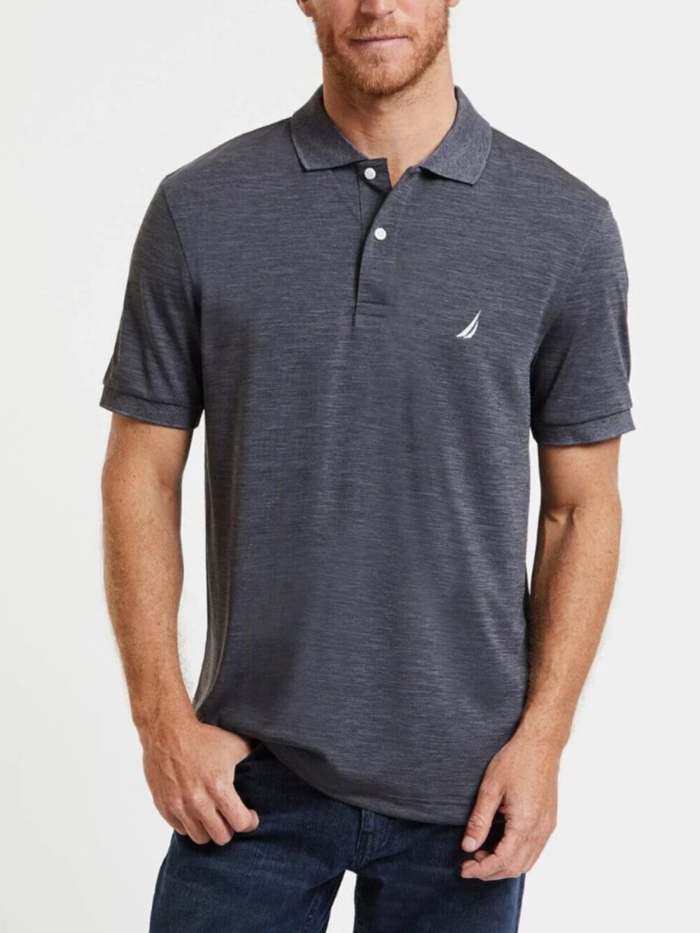 Nautica Men's Navtech Classic Fit BreathablePerformance Polo Shirt Size Small